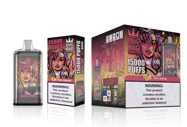 Bang King 15000 Puffs 0% 2% 3% 5% Никотиновая перезаряжаемая одноразовая вейп оптом - JumpVape - 10