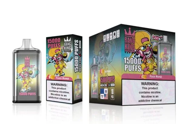 Bang King 15000 Puffs 0% 2% 3% 5% Никотиновая перезаряжаемая одноразовая вейп оптом - JumpVape - 13