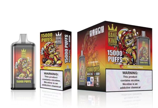 Bang King 15000 Puffs 0% 2% 3% 5% Nicotine Rechargeable Disposable Vape Wholesale - JumpVape - 15