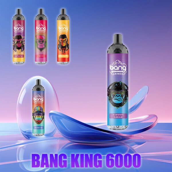 Bang King 6000 Puffs 0% 2% 3% 5% Nicotine Disposable Pod vape Wholesale - JumpVape - 1