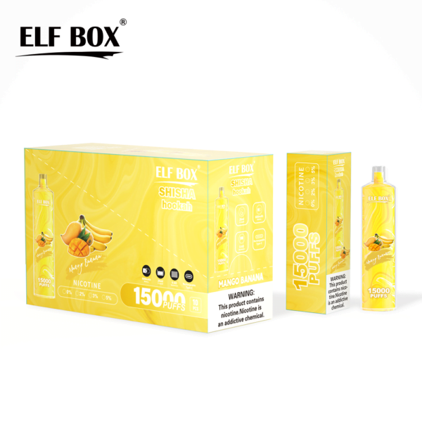 ELF BOX LS15000 Puff Shisha Hookah 0% 2% 5% Nikotynowy akumulator jednorazowy Vape Hurt - JumpVape - 12