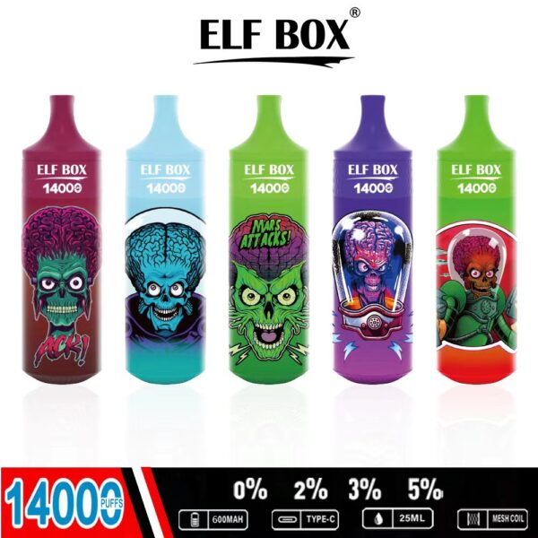 ELF BOX RGB14000 Puffs 0% 2% 3% 5% Vente en gros de vape jetable rechargeable à la nicotine - JumpVape - 9