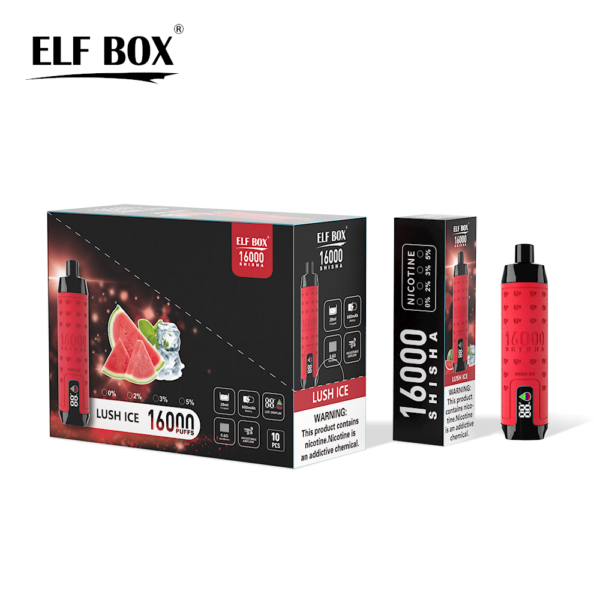 ELF BOX SHISHA 16000 Puffs 0%/2%/3%/5% Nicotine Rechargeable Disposable Vape Wholesale - JumpVape - 14