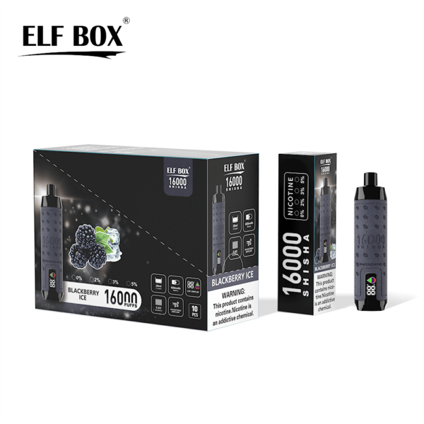 ELF BOX SHISHA 16000 Puffs 0%/2%/3%/5% Nicotine Rechargeable Disposable Vape Wholesale - JumpVape - 6