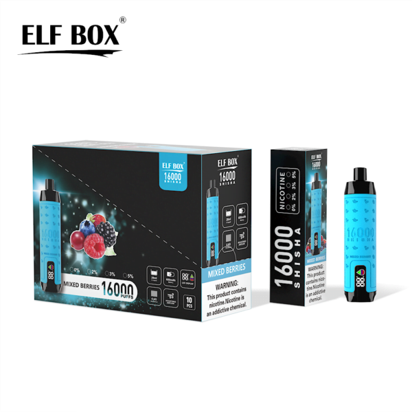 ELF BOX SHISHA 16000 Puffs 0%/2%/3%/5% Nicotine Rechargeable Disposable Vape Wholesale - JumpVape - 7