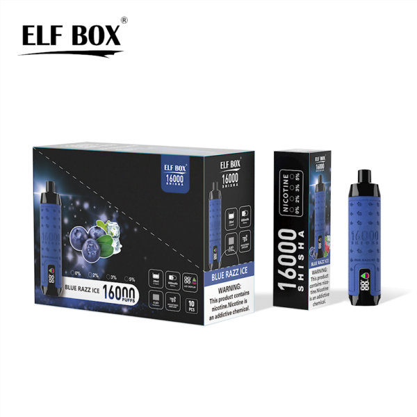 ELF BOX SHISHA 16000 Puffs 0%/2%/3%/5% Nicotine Rechargeable Disposable Vape Wholesale - JumpVape - 8