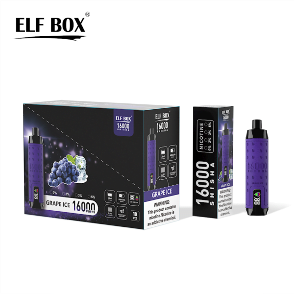 ELF BOX SHISHA 16000 Puffs 0%/2%/3%/5% Nicotine Rechargeable Disposable Vape Wholesale - JumpVape - 9