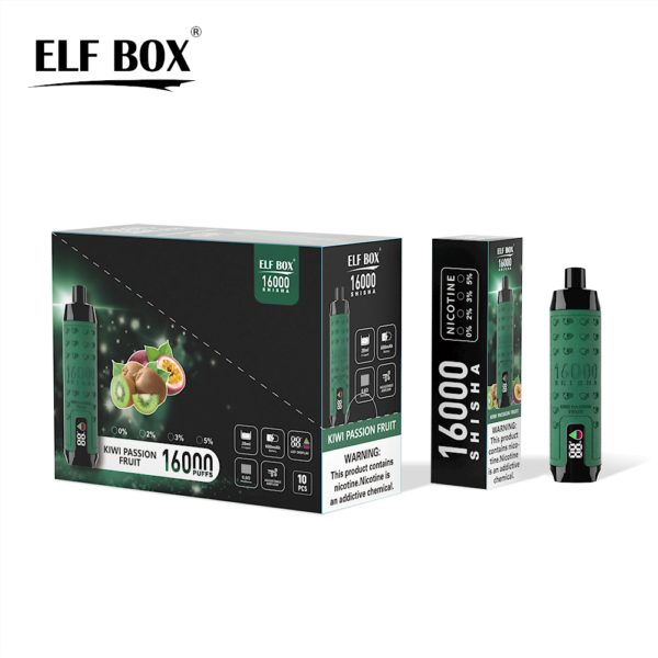 ELF BOX SHISHA 16000 Puffs 0%/2%/3%/5% Nicotine Rechargeable Disposable Vape Wholesale - JumpVape - 10