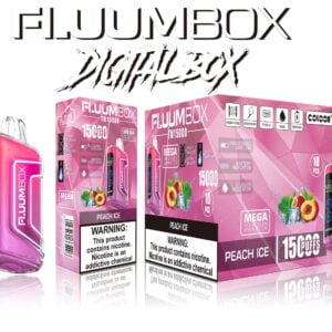 FluuM Digital Box TN 15000 Puffs 0% 2% 3% 5% Nikotīna Rechargeable Vienreizējās lietošanas Vape Pildspalvas E-cigarešu vairumtirdzniecība - JumpVape - 15