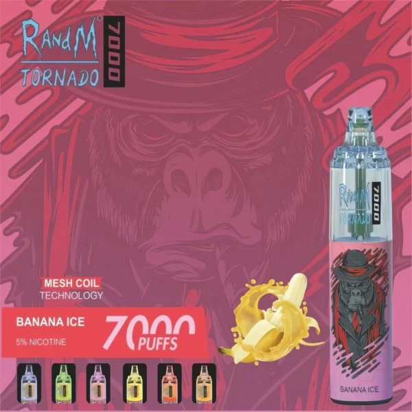 RandM Tornado 7000 Puffs 0% 2% 3% 5% Нікотиновий одноразовий вейп оптом - JumpVape - 6