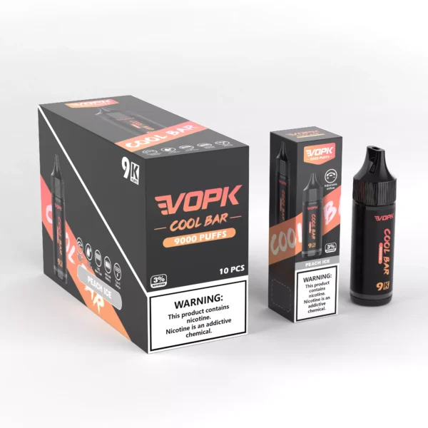 VOPK COOL BAR-9000 PUFFS 0% 2% 3% 5% Nicotine Disposable Vape Wholesale - JumpVape - 9