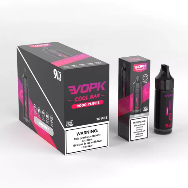 VOPK COOL BAR-9000 PUFFS 0% 2% 3% 5% Nicotine Disposable Vape Wholesale - JumpVape - 7