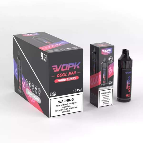 VOPK COOL BAR-9000 PUFFS 0% 2% 3% 5% Nicotine Disposable Vape Wholesale - JumpVape - 4