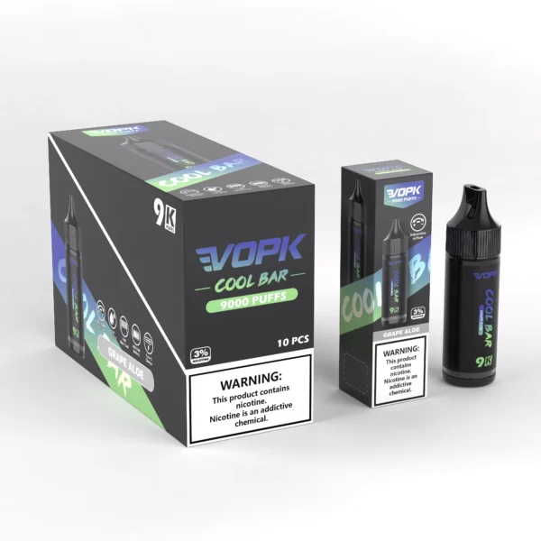 VOPK COOL BAR-9000 PUFFS 0% 2% 3% 5% Nicotine Disposable Vape Wholesale - JumpVape - 3