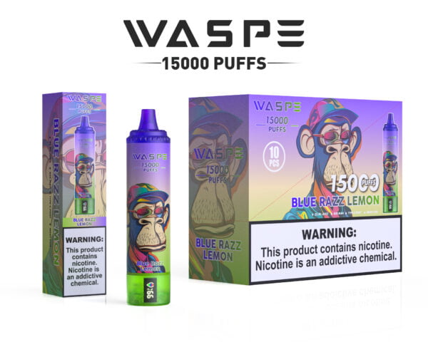 WASPE 15000 PUFFS 0% 2% 3% 5% Nikotino vienkartinių Vape Didmeninė prekyba – JumpVape – 13