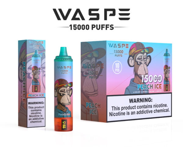 WASPE 15 000 PUFFS 0% 2% 3% 5% Nikotino vienkartinių Vape Didmeninė prekyba – JumpVape – 7