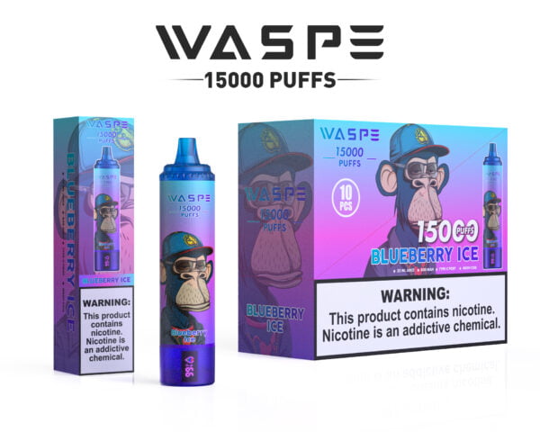 WASPE 15000 PUFFS 0% 2% 3% 5% Nikotino vienkartinių Vape Didmeninė prekyba – JumpVape – 8