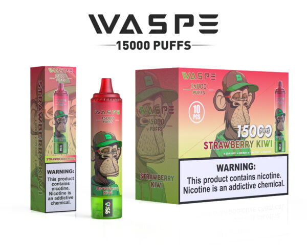 WASPE 15000 PUFFS 0% 2% 3% 5% nikotino vienkartinių Vape didmeninė prekyba – JumpVape – 11