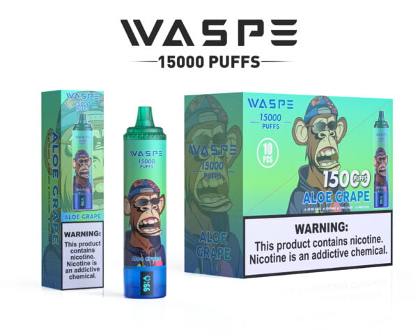 WASPE 15 000 PUFFS 0% 2% 3% 5% Nikotino vienkartinių Vape Didmeninė prekyba – JumpVape – 3