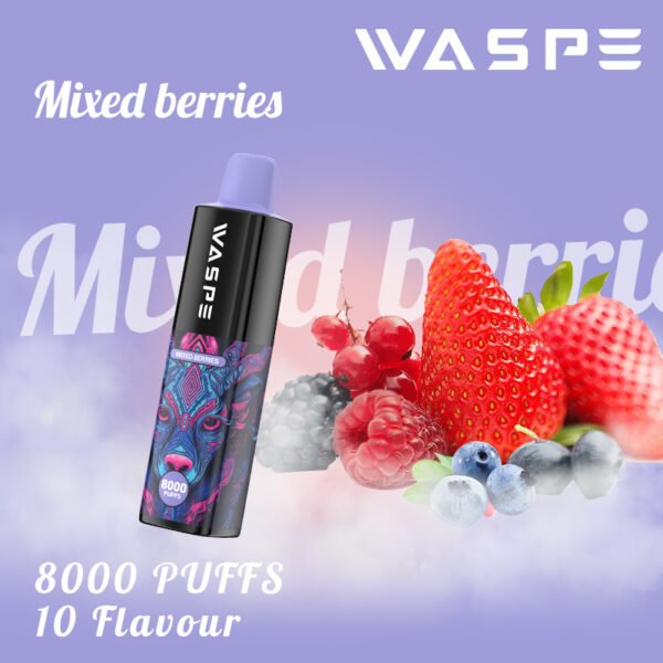 WASPE 8000 PUFFS 0% 2% 3% 5% Nikotino vienkartinių Vape Didmeninė prekyba – JumpVape – 8