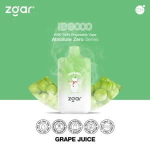 ZGAR ICE BOX 8000 Puffs 2% Nikotīna Rechargeable Vienreizlietojamais Vape Vairumtirdzniecība — JumpVape — 15