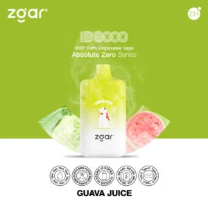 ZGAR ICE BOX 8000 Puffs 2% Nikotin uppladdningsbar engångsvape grossist - JumpVape - 16