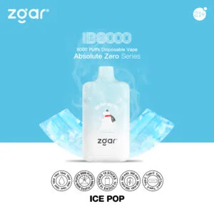 ZGAR ICE BOX 8000 Puffs 2% Nikotin uppladdningsbar engångsvape grossist - JumpVape - 17