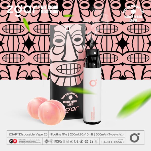 ZGAR ZG25 3000 Puffs 5% Nicotina Recarregável Pod Descartável Atacado - JumpVape - 12