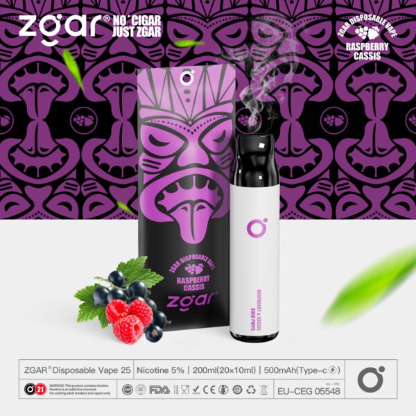 ZGAR ZG25 3000 Puffs 5% Nicotina Recarregável Pod Descartável Atacado - JumpVape - 4