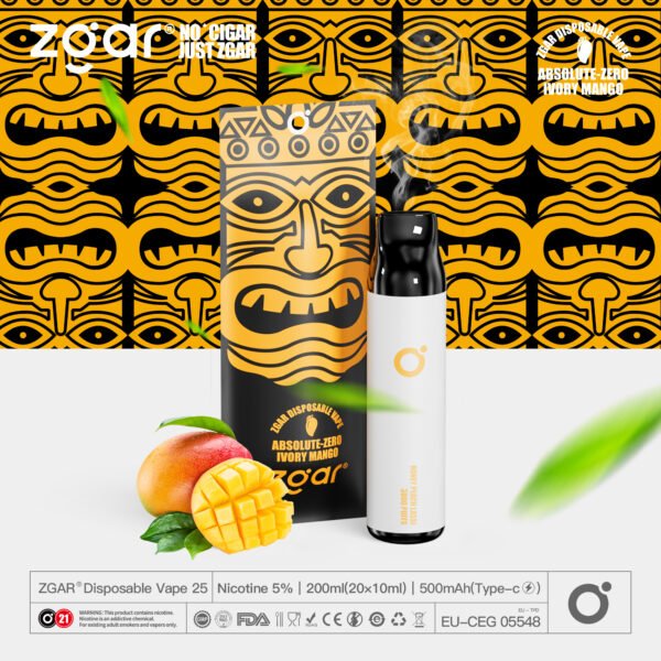 ZGAR ZG25 3000 Puffs 5% Nicotina Recarregável Pod Descartável Atacado - JumpVape - 20