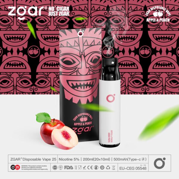 ZGAR ZG25 3000 Puffs 5% Nicotina Recarregável Pod Descartável Atacado - JumpVape - 19