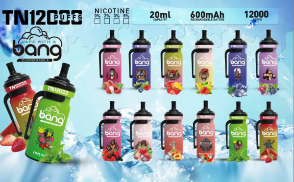 Bang Tn 12000 Puffs 0% 2% 3% 5% Nicotina Vape Descartável original E Cigarro Atacado - JumpVape - 1