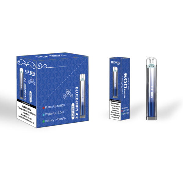 ELF BOX 600 Puffs 2% Nikotin Tek Kullanımlık Vape Kalem Toptan - JumpVape - 8