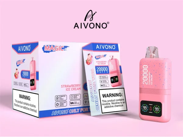 AIVONO 20000 Puffs Çift Örgü 0% 2% 3% 5% Düşük Nikotinli Şarj Edilebilir Tek Kullanımlık Vapes Kalem Toplu Toptan Satın Al - JumpVape - 2