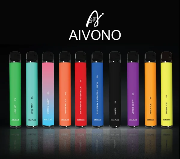 AIVONO AIM PLUS 800 Rookwolken 0% 2% 5% Oplaadbare wegwerpvapes-pen met laag nicotinegehalte in bulk Koop groothandel - JumpVape - 1