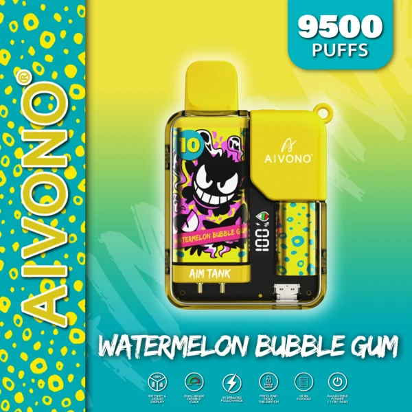 AIVONO AIM TANK 9500 Puffs 0% 2% 3% 5% Low Nikotine Ladattava kertakäyttöinen Vapes Pen Bulk Tukkumyynti - JumpVape - 13