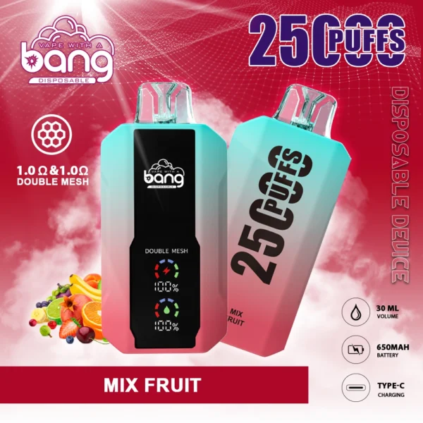 Bang 25000 Puffs 0% 2% 3% 5% Alacsony nikotin tartalmú újratölthető eldobható Vapes Pen Tömeges vásárlás Nagyker - JumpVape - 10