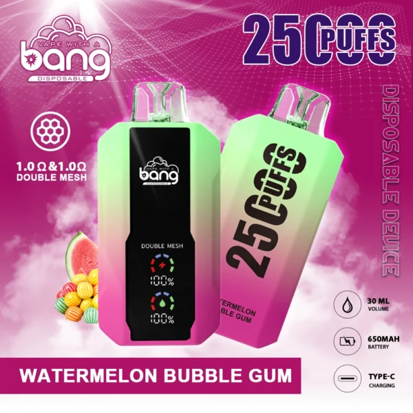 Bang 25000 Puffs 0% 2% 3% 5% Alacsony nikotin tartalmú újratölthető eldobható Vapes toll Tömeges vásárlás Nagyker - JumpVape - 6