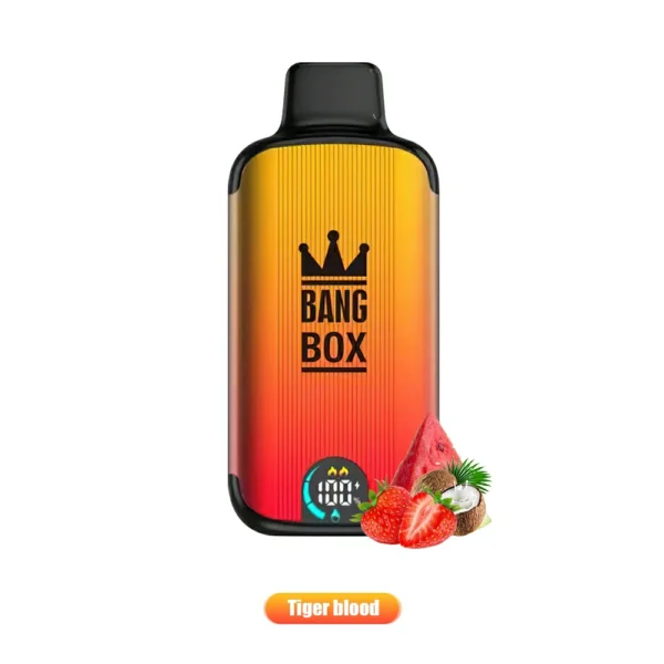 Bang Box 18000 Puffs Wyświetlacz LED 0% 2% 3% 5% Niska zawartość nikotyny luzem Kup hurtowo jednorazowy długopis Vape z możliwością ładowania - JumpVape - 6