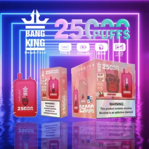 Bang King 25000 Puffs Dual Pods 0% 2% 3% 5% Low Nicotina Rechargeable Vapes Pen vrac Cumpărați cu ridicata - JumpVape - 10