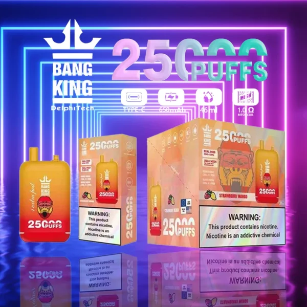 Bang King 25000 Puff-uri Dual Pods 0% 2% 3% 5% Low Nicotina Rechargeable Vapes Pen vrac Cumpărați cu ridicata - JumpVape - 5