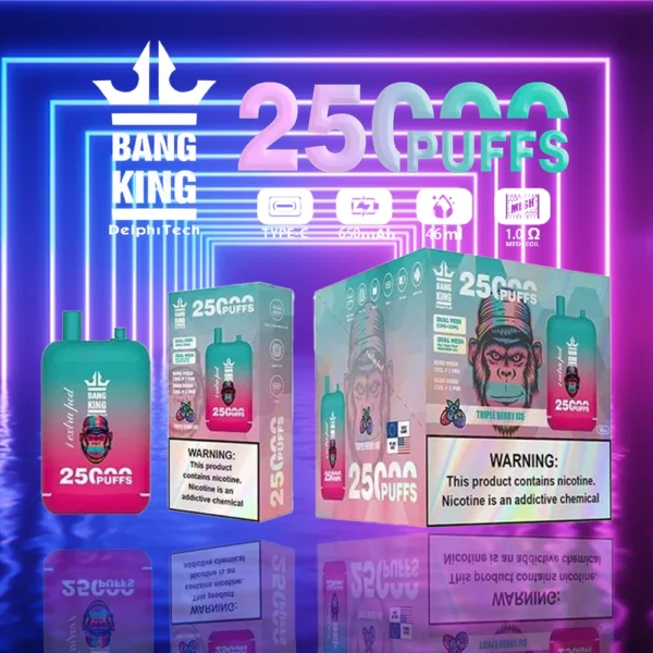 Bang King 25000 Puff-uri Dual Pods 0% 2% 3% 5% Low Nicotina Rechargeable Vapes Pen vrac Cumpărați cu ridicata - JumpVape - 6