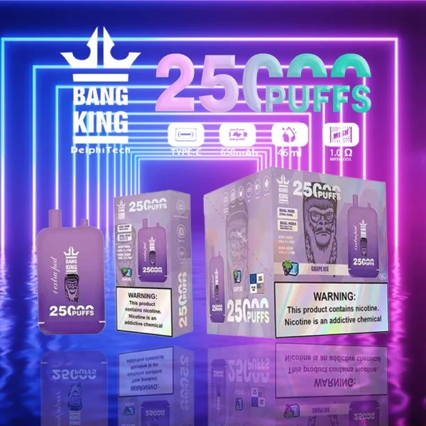 Bang King 25000 Puffs Dual Pods 0% 2% 3% 5% Low Nicotina Rechargeable Vapes Pen vrac Cumpărați cu ridicata - JumpVape - 8