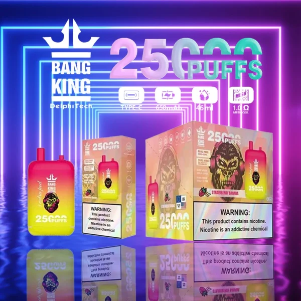 Bang King 25000 Puff-uri Dual Pods 0% 2% 3% 5% Low Nicotina Rechargeable Vapes Pen vrac Cumpărați cu ridicata - JumpVape - 9