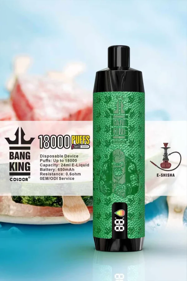 Bang King Crown Bar 18000 de pufături 0% 2% 3% 5% Stilo vape reîncărcabil de unică folosință cu conținut scăzut de nicotină Vrac Cumpărați cu ridicata - JumpVape - 4