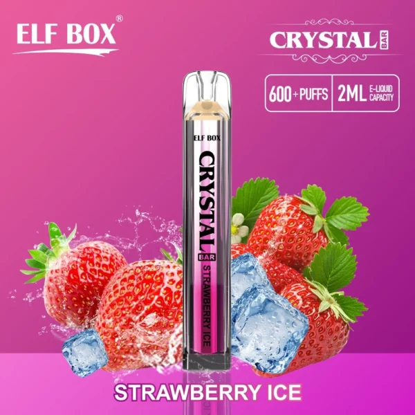 ELF BOX CRYSTAL BAR 600 Puflar 0% 2% 5% Nikotin Şarj Edilebilir Tek Kullanımlık vape Toplu Toptan Satın Al - JumpVape - 10