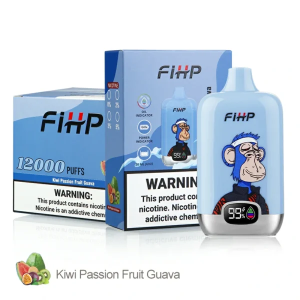 FIHP 12000 Puffs 2% 5% Low Nicotine Rechargeable Disposable Vapes Pen Bulk Buy Wholesale - JumpVape - 3