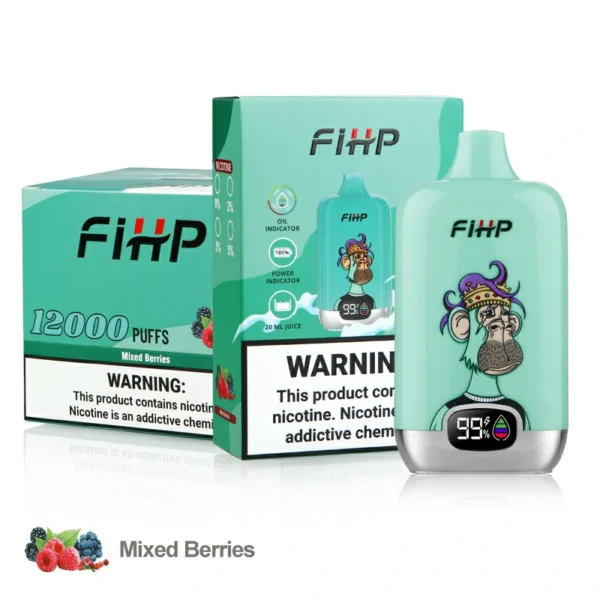 FIHP 12000 Puffs 2% 5% Low Nicotine Rechargeable Disposable Vapes Pen Bulk Buy Wholesale - JumpVape - 9