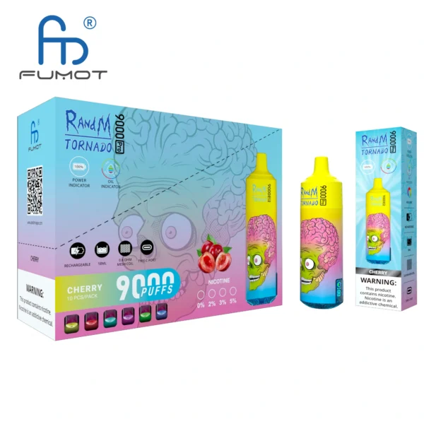 RandM Tornado 9000 PRO Puffs 0% 2% 3% 5% Basso contenuto di nicotina alla rinfusa Acquista Vape monouso ricaricabile all'ingrosso - JumpVape - 10