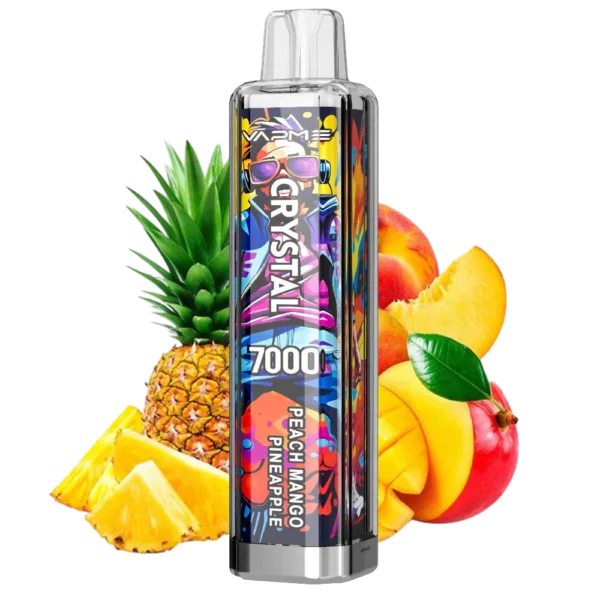 Vapme Crystal 7000 Puffs 2% 5% Nicotina Recarregável Vapes descartáveis ​​em massa comprar no atacado - JumpVape - 4